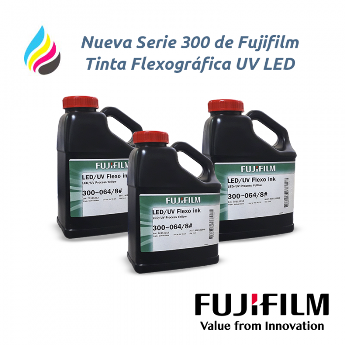 Nueva Serie 300 de Fujifilm Tinta Flexográfica UV LED